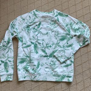 Tropical print sweatshirt